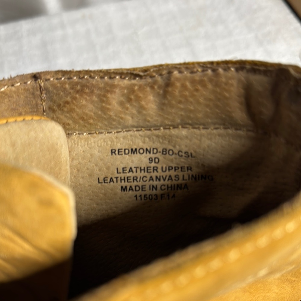 Polo by Ralph Lauren Tan Leather Boots Men's Size 9 - Picture 12 of 14